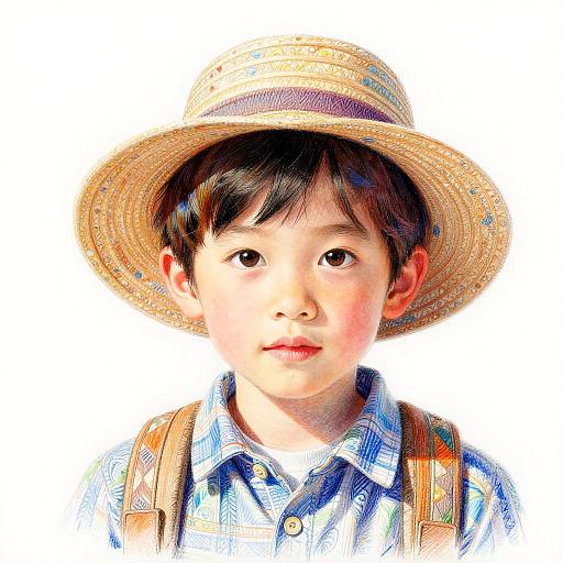 Curious Child Explorer Portrait