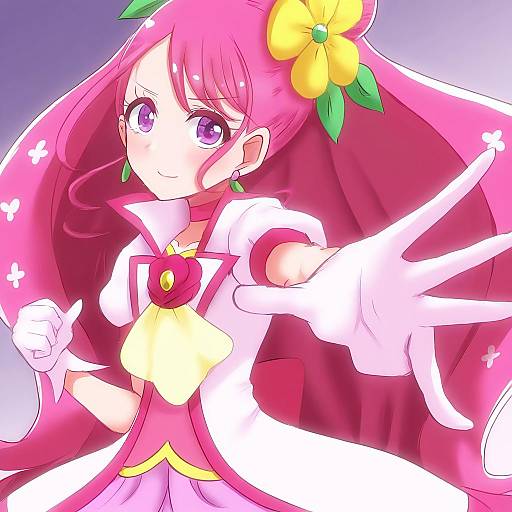 Illustration of Cure grace, healin' good precure in the style of Takorice