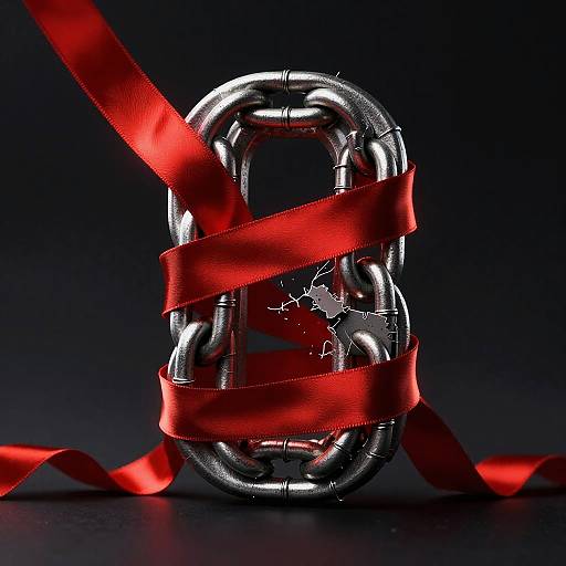 Hyper-Realistic Addiction Symbol