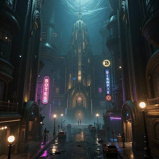 Bioshock-Inspired Dystopian Underwater City
