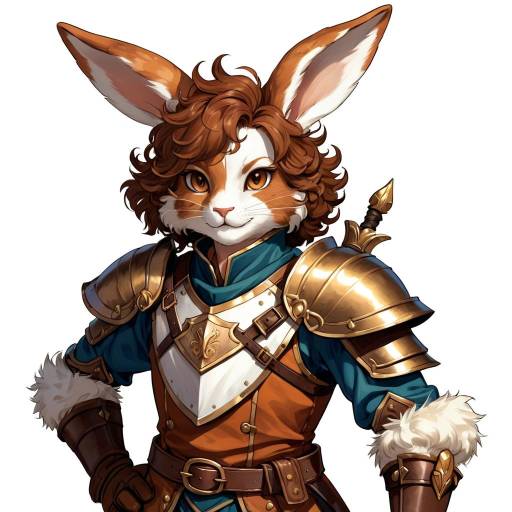Dashing Cavalier with Rabbit Ears Dashing Cavalier with Rabbit Ears