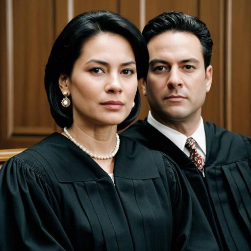 Realistic Supreme Court Judge Portrait