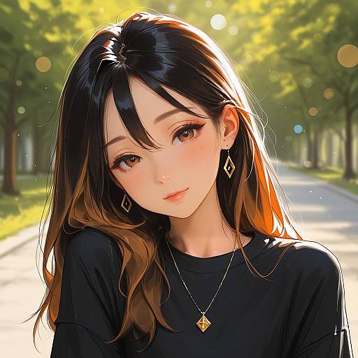 Two-Tone Outdoor Portrait with Bokeh