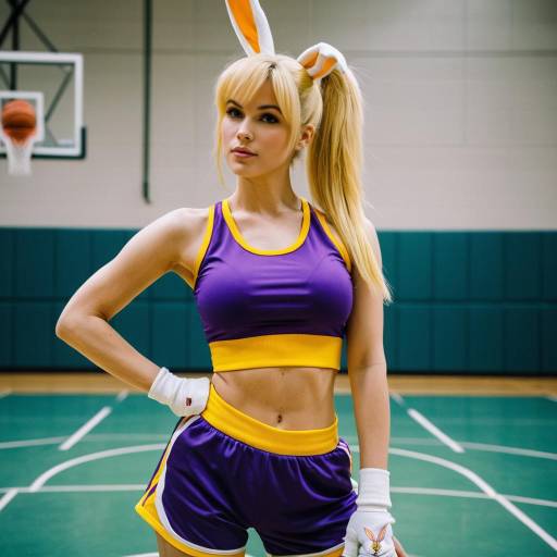 Lola Bunny Sexy Sporty Cosplay Outfit