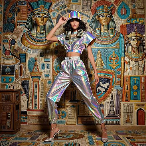 Afrofuturistic Fashion Portrait Masterpiece