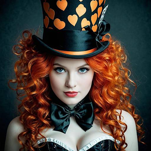 Whimsical Woman as the Mad Hatter