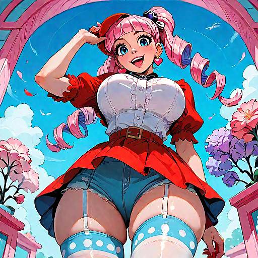 Perona Sexy Back View Pose