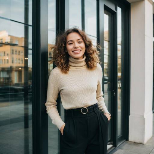Young Woman Smiling Outdoors