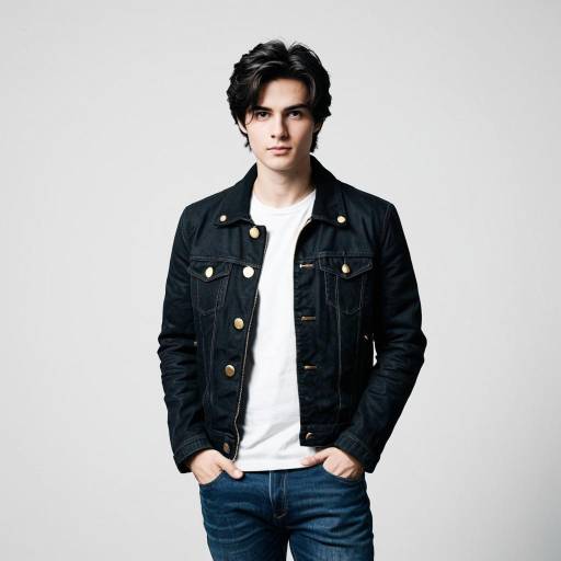 Young Man in Casual Jacket and Jeans