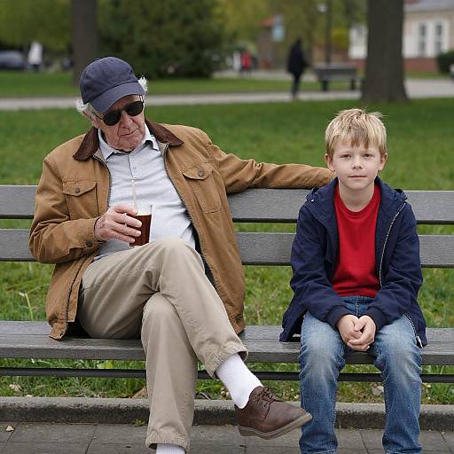 Generational Bond in a Park Setting