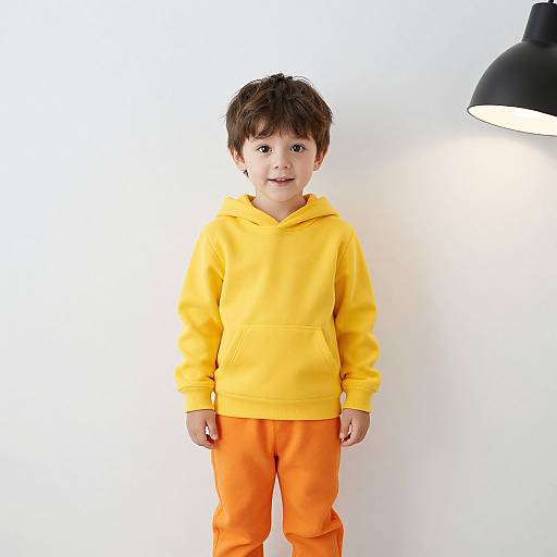 Cheerful Child in Vibrant Outfit