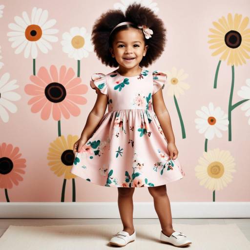 Whimsical High Fashion Toddler Portrait