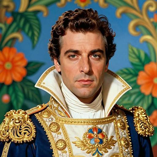 Hyperrealistic Ramon Novarro Portrait