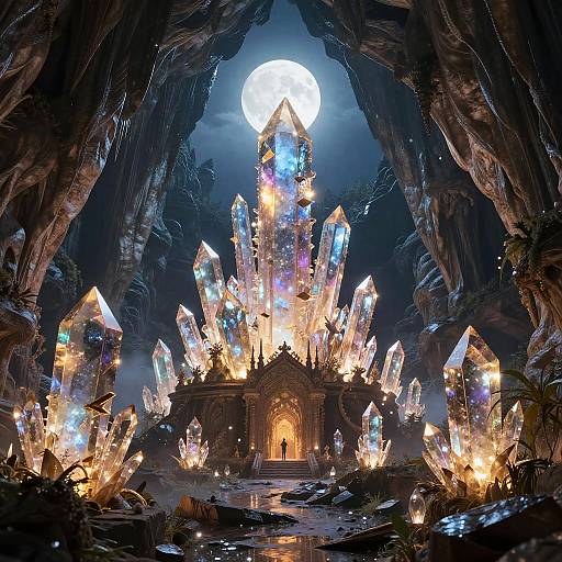 Enchanted Crystal Cave City