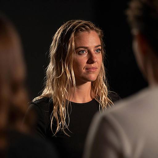 Intimate Portrait of a Focused Woman