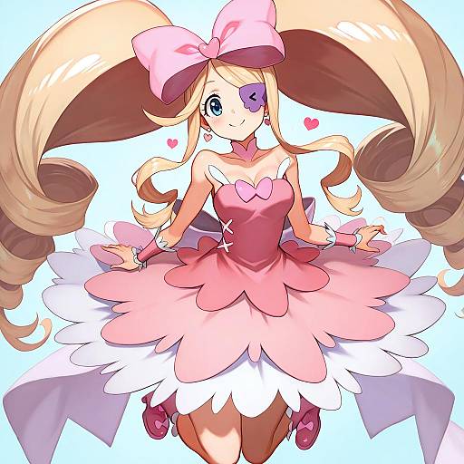 Illustration of Harime nui, kill la kill in the style of Lack