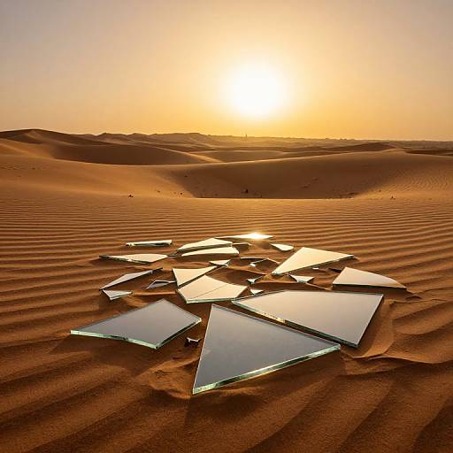 Desert of Shattered Glass Mosaics
