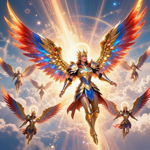 Cherubim Warriors in Heavenly Realm
