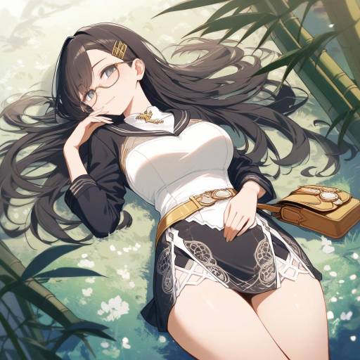 Sensuous Admiral in a Bamboo Grove