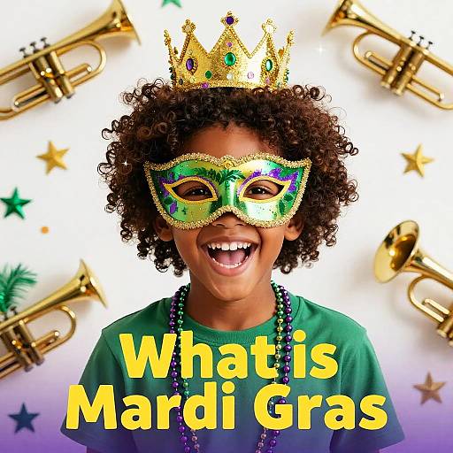 Joyful Mardi Gras Celebration Image