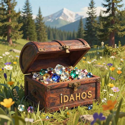 Idaho's Treasure in Wildflower Meadow