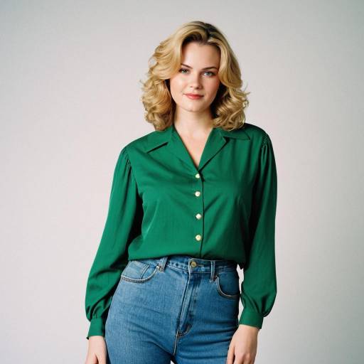 Woman in 90s Casual Fashion