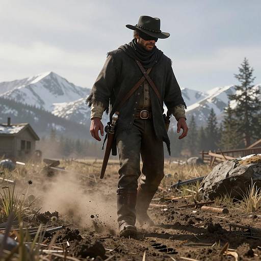 Epic Bounty Hunter Scene in 4K