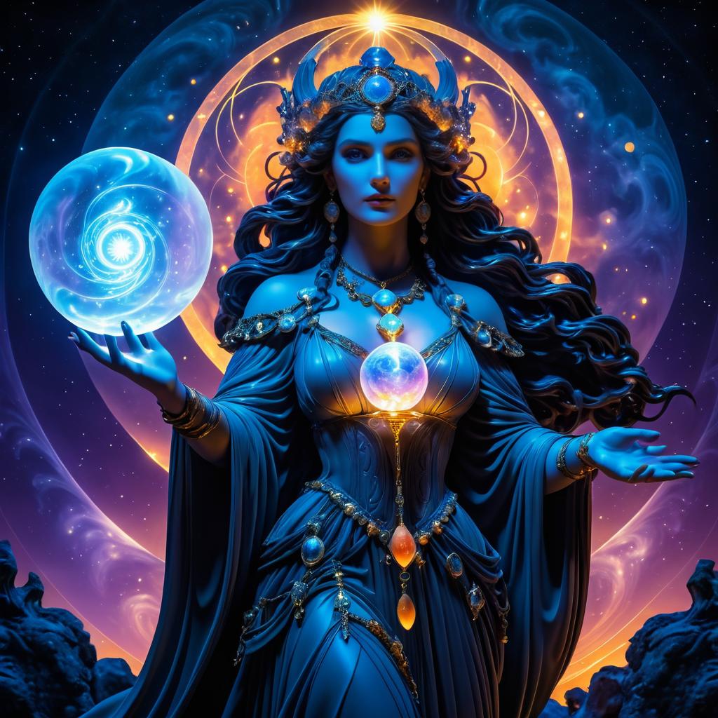 Luminous Goddess Hekate in Fantasy Art