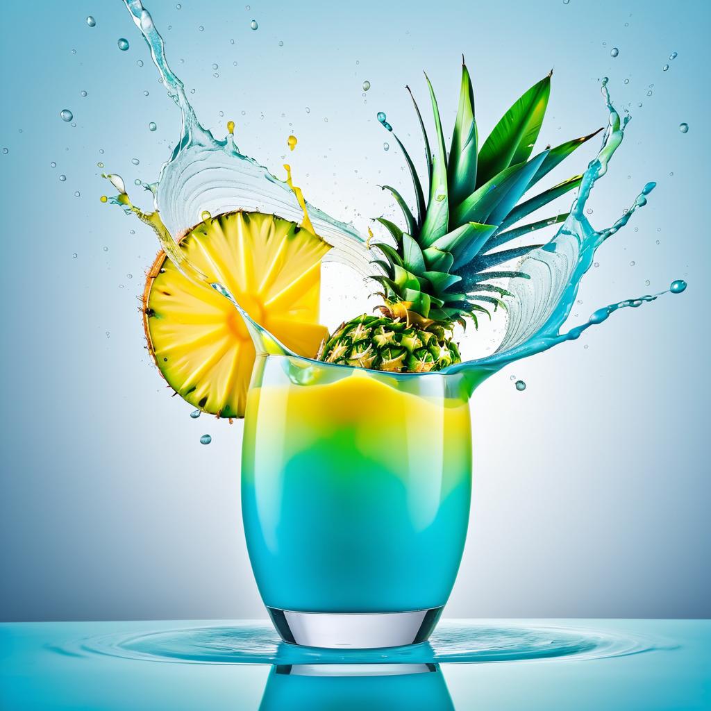 Tropical Splash: Coconut and Pineapple Delight