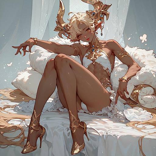 High-Resolution Anime Femboy Portrait