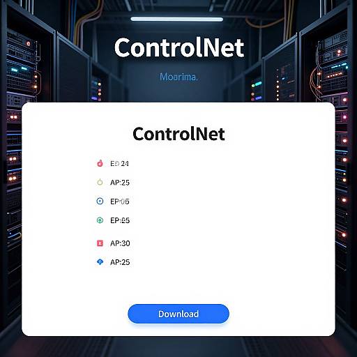 Digital screenshot of a control panel interface showing network settings with 