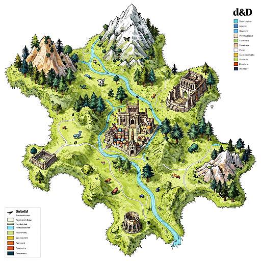 Hand-Drawn Fantasy World Map Generator