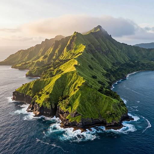 Acores Volcanic Island Sunrise Landscape