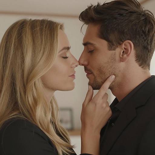 Intimate Moment Between Couple