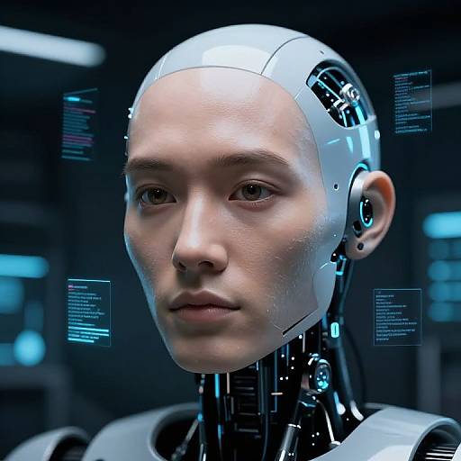 AI Revealing Synthetic Human Skin