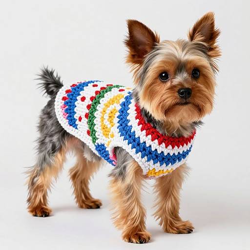 Yorkie Crochet Dog Sweater Pattern