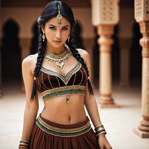 Exotic Arabian Harem Style Portrait