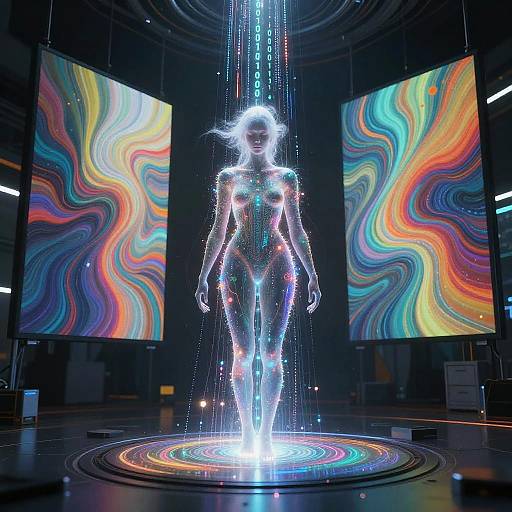 Ethereal AI Creating Dynamic Art