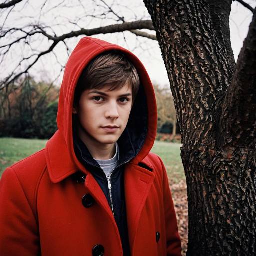 Boy in British Red Coat for Halloween