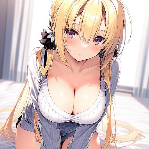 Illustration of Arihara nanami, riddle joker in the style of Kuwashima rein