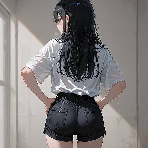 Detailed PepePunch Meme Girl Artwork