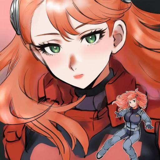 Illustration of Aida rayhunton, gundam in the style of Kuya (hey36253625)