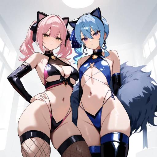 Virtual YouTubers in Stylish Swimsuits