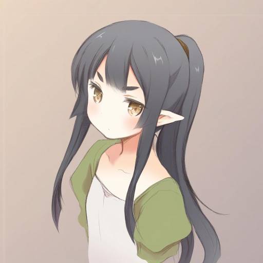 Illustration of Akari (raigou), original in the style of Tokumi yuiko