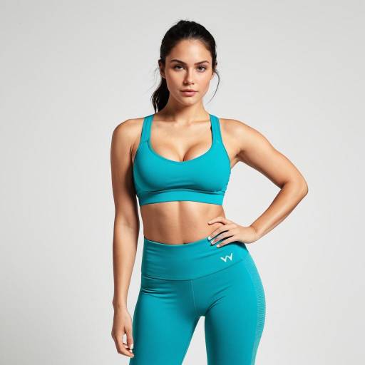 Turquoise Activewear Set for Women