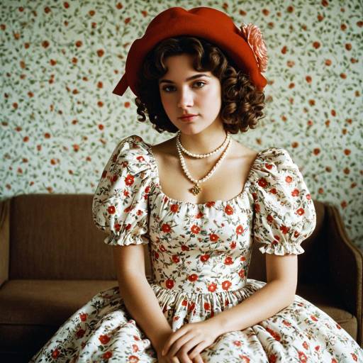 Charming Retro Aesthetic Costume Design