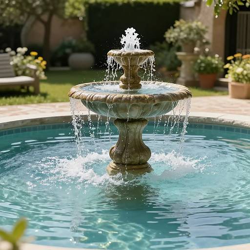 Serene Angella Outdoor Fountain in Toscana
