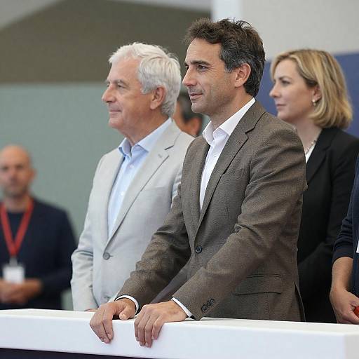 Three Professionals at Event