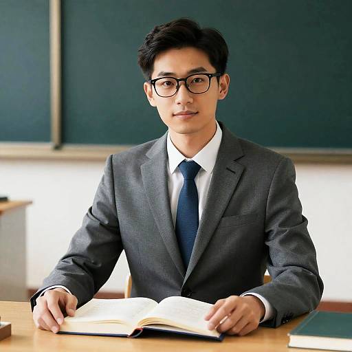 Male Teacher Book Character Costume