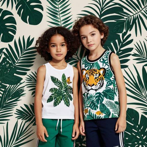 Kids in Rainforest Animal Tank Tops